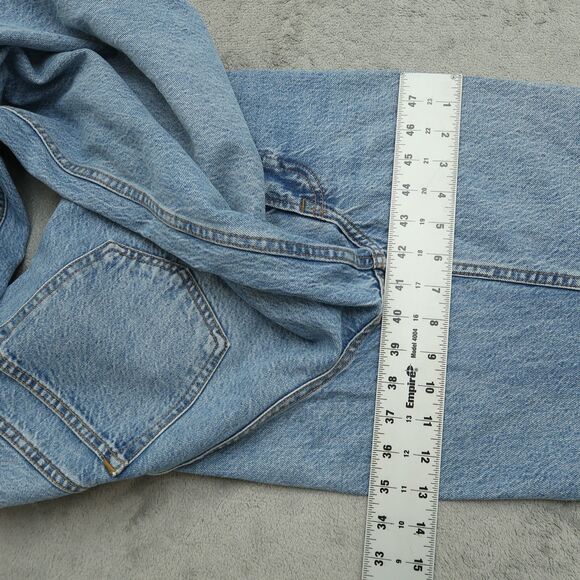 Abercrombie & Fitch Jeans Women's Size 27 Short Low-Rise Ultra Loose 28" Inseam - Picture 6 of 16